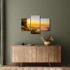Egy völgy képe a reggeli ködben (90x60 cm)