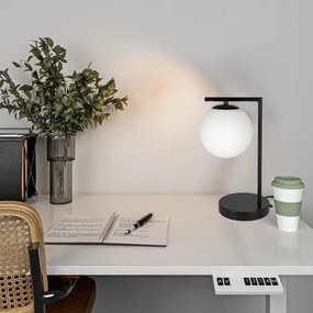 Asztali lámpa 1xE27/40W/230V fekete/fehér