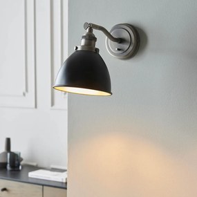 Endon loft fali lámpa franklin fekete antik ón end98751