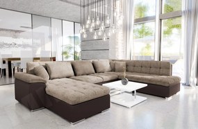 Sarok ülőgarnitúra Talia (B)  (öko-bőr Soft 066 + Lawa 02). 1058150