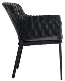 Fekete műanyag kerti szék Cairo – Hartman