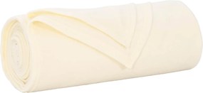 vidaXL Dobós takaró Krém 200 x 150 cm Gyapjú