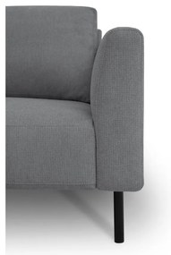 Sötétszürke sarokkanapé (bal oldali) Hero – Scandic