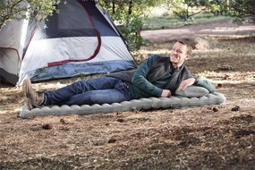 Felfújható kemping matrac 191 x 70 x 10,5 cm állítható háttámlával