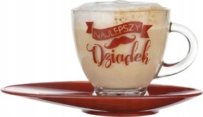 Csésze Csészealj Nagypapának 230 ML Ajándék Nagypapa Napjára Születésnapra