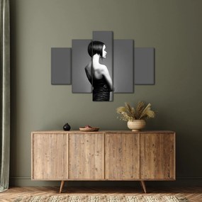 Egy elegáns nő képe (150x105 cm)