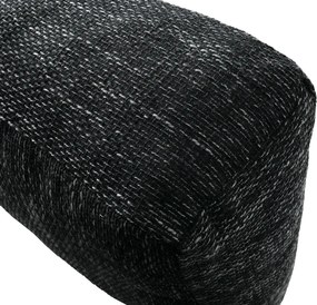 Ülőgarnitúra, fekete/fekete melír, TONIKS