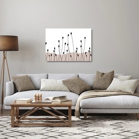 Üveg kép - Grafikus rét N⁰1 (70x50 cm)