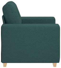 sötétzöld szövet kanapészék 60 cm