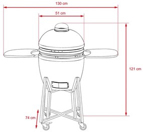 Buschbeck Kamado XL Kerámia grill