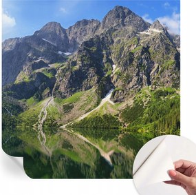 Mosható öntapadós fotótapéta étkezőbe Festői hegyek 250x250 cm