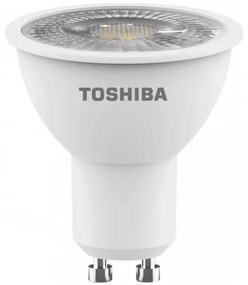LED lámpa , égő , szpot ,  GU10 foglalat , 7 Watt , 36° , természetes fehér , dimmelhető , TOSHIBA , 5 év garancia