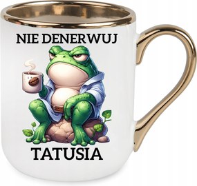 Bögre Elegáns Arany Ajándék Apák Napja Születésnap Ünnepek Csomagolás