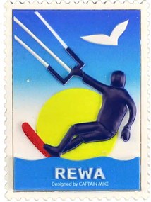 PostalĂĄda alakĂș mĂĄgnes tengeri motĂvummal Rewa