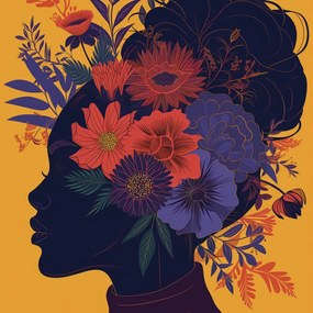 Poszter 90x90cm Botanikus múzsa