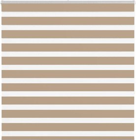 vidaXL zebrafüggönnyel homokbarna szövetszélesség 145,9 cm poliészter