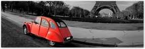 Poszterek 200x66 Piros autó torony