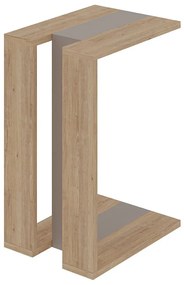 Tárolóasztal tölgyfa dekorral 40x30 cm Macha – Marckeric