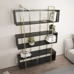 könyvespolc Bruti - Anthracite, Gold