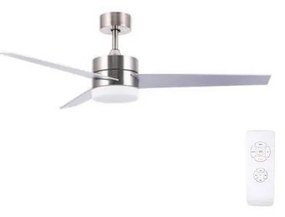 Zambelis Zambelis 19134 - LED Mennyezeti ventilátor LED/15W/230V 3000/4000/6000K króm + távirányító UN1444