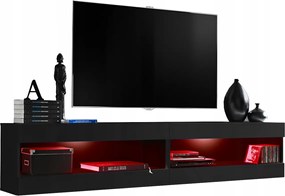 Rtv bútor szett Tivoli SET4 Fekete/Fekete, Rgb LED-ek