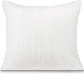 Dekoratív párnahuzat Maya 45x45 velúr steppelt krémszínű