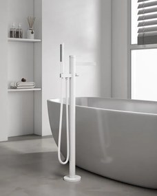 AREZZO design ELEGANT szabadon álló kádtöltő csaptelep, matt fehér