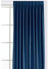 Kék bársony dimout (részleges sötétítő) függöny 140x270 cm Velto – Filumi