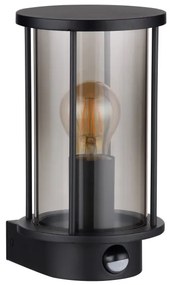 Globo 31360S - Kültéri fali lámpa érzékelővel GRACEY 1xE27/60W/230V IP54