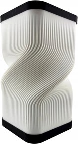 Lumenora design asztali lámpa, matt fehér-fekete, E27 Led