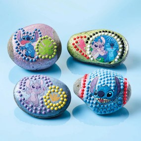 Disney Lilo és Stitch, A csillagkutya Angel kavics díszítő készlet matricával