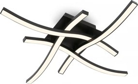 Brilo 3677-045 - LED mennyezeti lámpa LED/14,4W/230V fekete