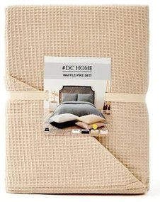 Bézs ágytakaró 160x220 cm Waffle – Mijolnir