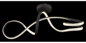 Globo 67341DS - LED Felületre szerelhető csillár SWIRL LED/30W/230V fekete