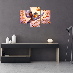 Kép - Madár berkenyével (90x60 cm)