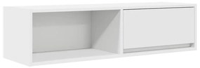 2 db fehér szerelt fa TV-szekrény 100x31x25,5 cm
