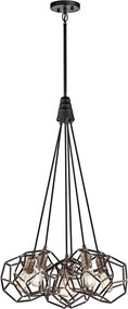 Kichler modern vintage függeszték rocklyn barna elskl-rocklyn6-rs