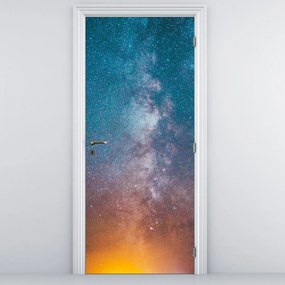 Fotótapéta ajtóra - Tejút (95x205cm)