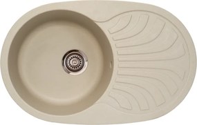 Venera Plus Metalac 175428 Gránit Mosogatótálca - Csepegtetőtálcás, Pezsgő