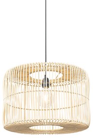Keleti függőlámpa rattanból 45 cm - Maud