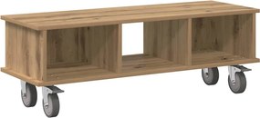 vidaXL TV állvány Artisan tölgy 100 x 35 x 35 cm Faanyag