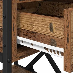 Éjjeliszekrény fiókkal Régi fa 40 x 42 x 55 cm Faanyag