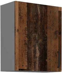 Felső konyheszekrény Oldie 60 G-72 1F (Antracit + Old style). 1049666
