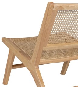 Natúr színű szövött fotel – Ixia