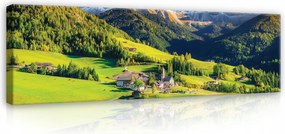 Vászonkép Hegyek Tájkép Természet Nappali Hálószoba Falra Vászonkép 145x45