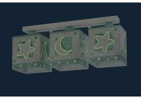 Dalber D-63233NH - Gyerek mennyezeti lámpa MOONLIGHT 3xE27/60W/230V