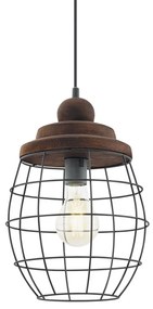 Eglo 49499 - Csillár BAMPTON 1xE27/60W/230V