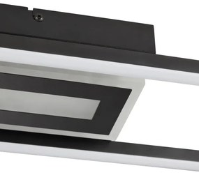 Brilliant-LED RGBW dimmelhető mennyezeti lámpa BESSON LED/20W/230V 3000-6500K fekete + távirányító