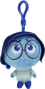 Disney Agymanók Sadness 3D plüss figura akasztóval, táskadísz 12 cm