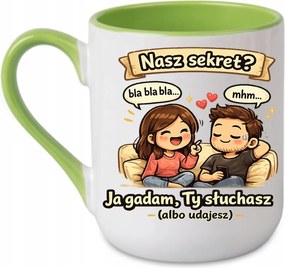 Bögre A mi titkunk Én beszélek, Te hallgatsz, avagy... Valentin nap Zöld 330 coffee